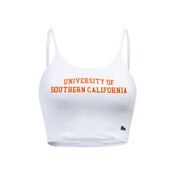 USC Trojans Women's Hype and Vice White Univ of So Cal Bra Tank Top